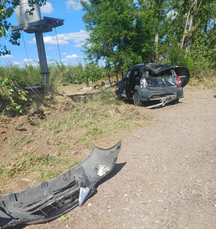 Policiales: Lesionados tras volcar un auto en Real del Padre