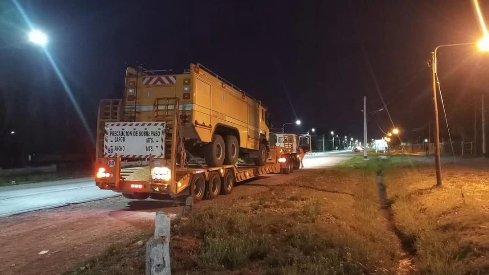 Vuelve a estar Operativo: El Aeropuerto estuvo un día sin autobomba hoy llego una prestada 