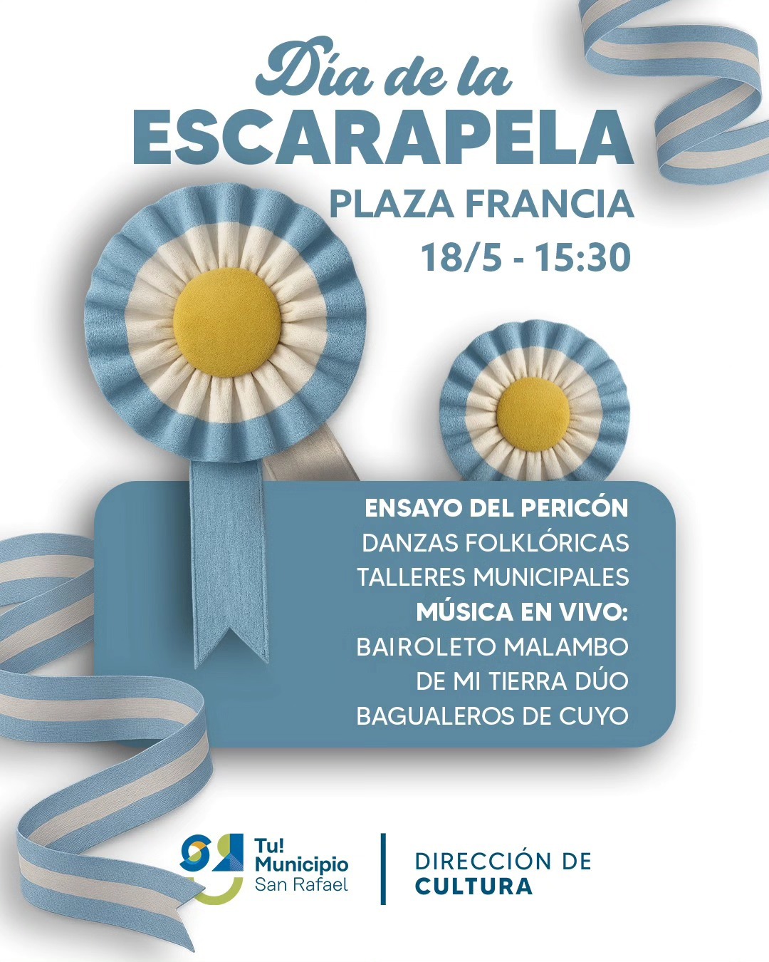 DÍA DE LA ESCARAPELA: UN FESTEJO BIEN CELESTE Y BLANCO EN PLAZA FRANCIA