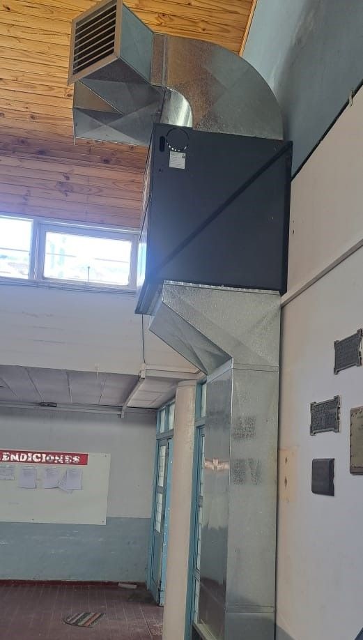 Terminaron de instalar el sistema de calefacción en la escuela Florencio Casale de El Nihuil